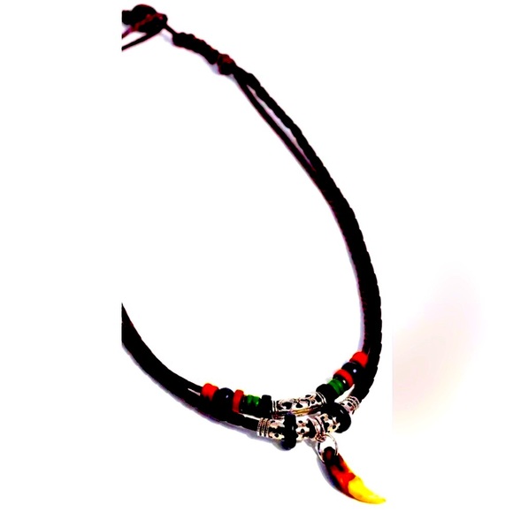 🐊💪🏼🐊 “GATOR BAIT” MULTI SUEDE MEN’S NECKLACE ~ PAPARAZZI❗️🐊💪🏼🐊 - Picture 2 of 4